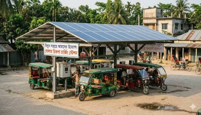 বিদ্যুতের চাপ কমাতে অটোরিকশায় সোলার চার্জিং বাস্তবায়নে যত চ্যালেঞ্জ