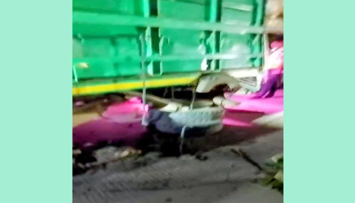 ট্রাকের চাকা মেরামতের সময় সরে যায় কাঠের জ্যাক, নিহত ৩