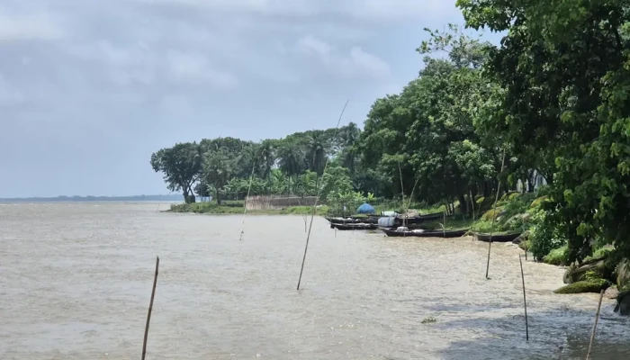 উজানের ঢলে বাড়ছে পানি