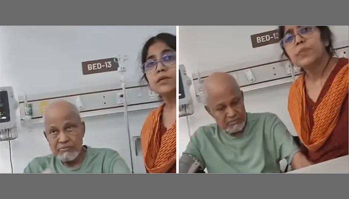 হাসপাতালে অসুস্থ বাবার কাছ থেকে জমির দলিলে সই নেওয়ার চেষ্টা