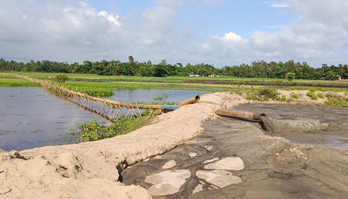 কুশিয়ারা থেকে অবৈধভাবে বালু তোলা চলছেই