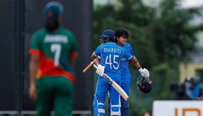 সেমিফাইনালে ভারতের বিপক্ষে বিশাল ব্যবধানে হারল বাংলাদেশ
