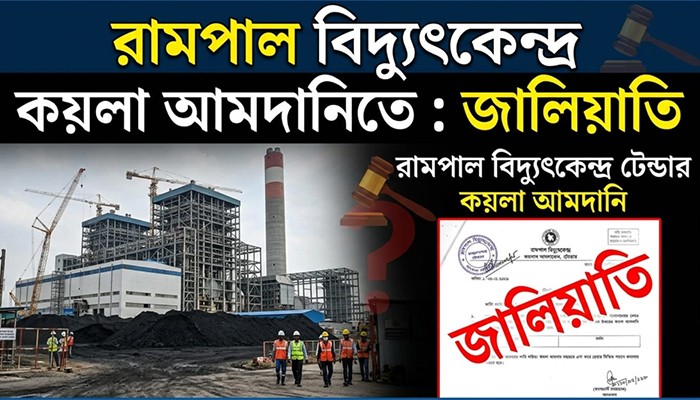 রামপাল বিদ্যুৎকেন্দ্রে কয়লা আমদানি: জালিয়াতির নথি ও অদক্ষদের কাজ দেওয়ার পায়তারা