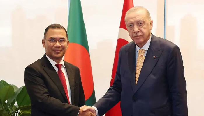 তারেক রহমানের সঙ্গে এরদোয়ানের বৈঠক