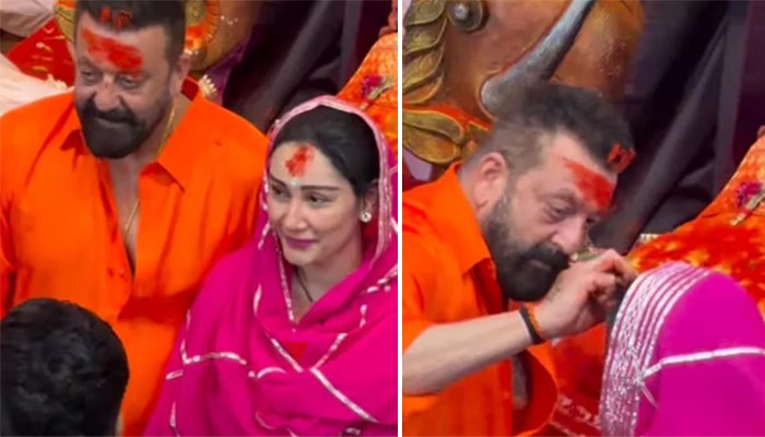 ​মান্যতাকে সিঁদুর পরিয়ে নতুন করে আলোচনায় সঞ্জয় দত্ত