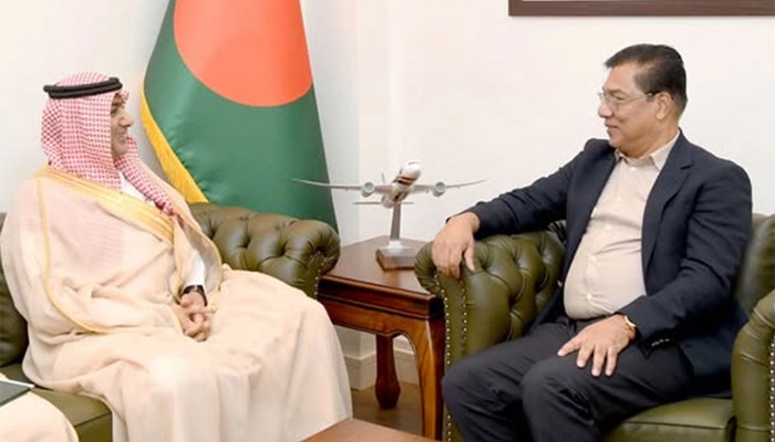 সৌদি আরবের সঙ্গে বিমান চলাচলে সহযোগিতা বাড়ানোর ওপর গুরুত্বারোপ