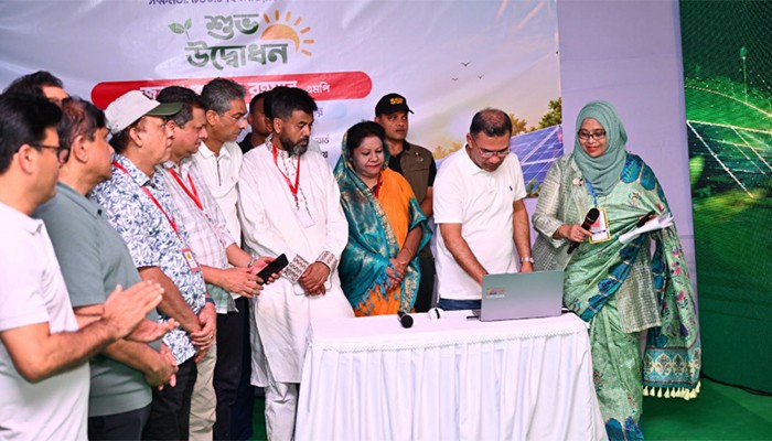 ​ফেনীর ৩ উপজেলার ছাদভিত্তিক সৌরবিদ্যুৎ উদ্বোধন করলেন প্রধানমন্ত্রী