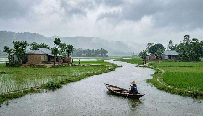 দেশের চার বিভাগে বৃষ্টির পূর্বাভাস