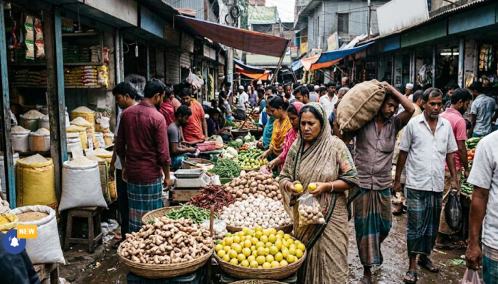 বাজারে ক্রেতাদের নাভিশ্বাস: চাল,আদা, রসুন ও লেবুর দামে বড় লাফ
